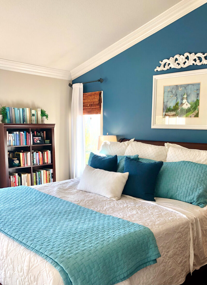 Bold Master Bedroom Accent Wall